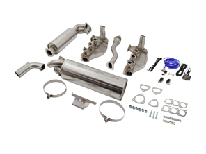 Kit d'échappement à valve commutable « 1 entrée, 1 sortie ». Porsche 911 3.2L 1984-89 - 3606501101, 90007428203, 93011119206, 93011119308, 91111119102, 90091009701, 9000760250C, 9996001111, 93011102200, 93011102203, 93021102501, PCG91121100, 3606001101, 3606001107, 93011119112, 93021103301, 93021103304, 3606001105